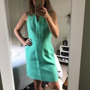 Mint green Banana Republic sheath dress